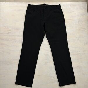 Alberto Pants Stone Ceramica W35 L32 Modern Fit 5-Pocket Trousers Black Mens